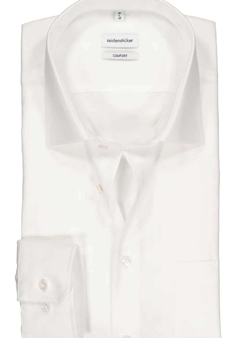 Seidensticker comfort fit overhemd, wit