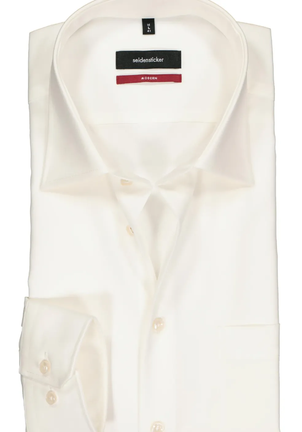 Seidensticker regular fit overhemd, beige