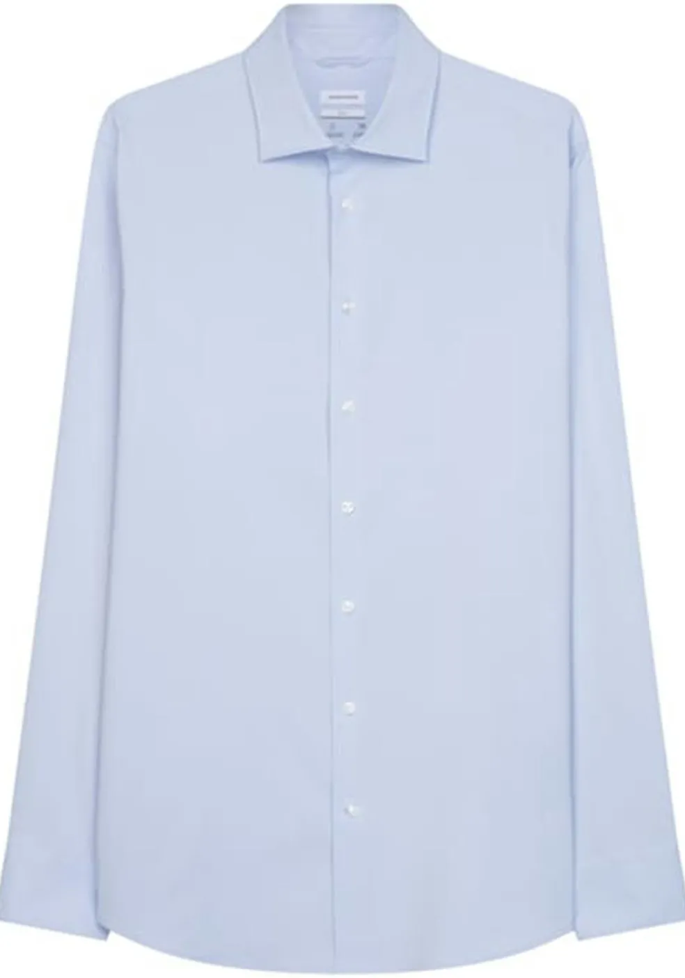 Seidensticker slim fit overhemd, twill, blauw