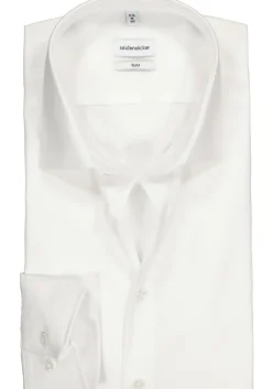 Seidensticker slim fit overhemd, wit