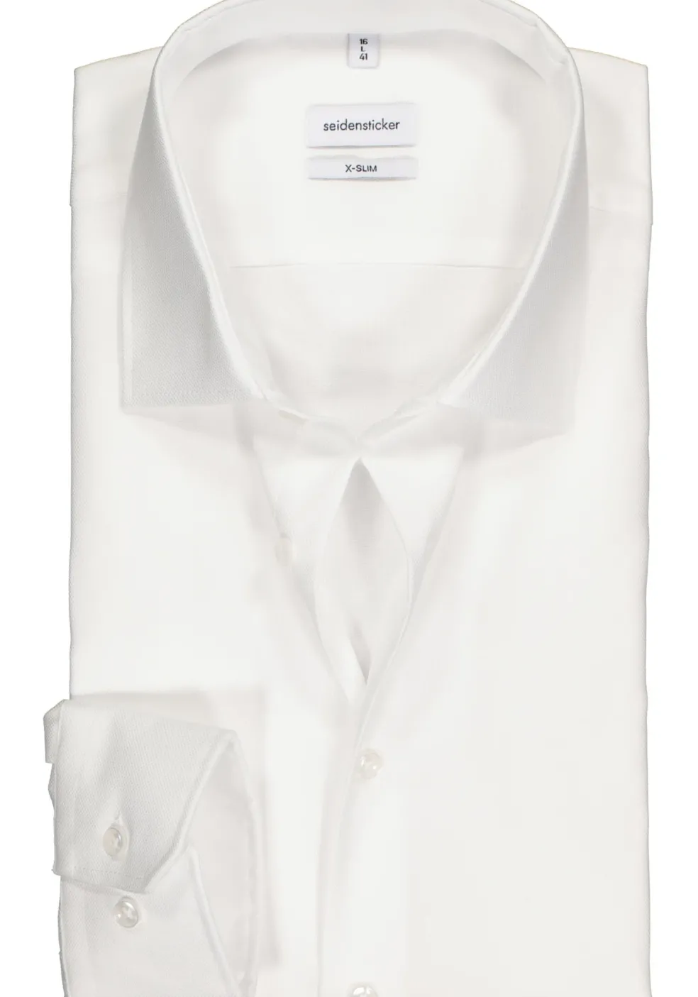 Seidensticker x-slim fit overhemd, wit structuur