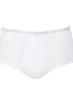 Sloggi Men Basic Maxi, heren heren slip met smalle zijkanten (1-pack), wit