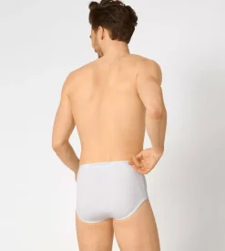 Sloggi Men Basic Maxi, heren heren slip met smalle zijkanten (1-pack), wit