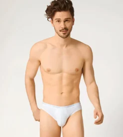 Sloggi Men Basic Mini, heren slip met smalle zijkanten (1-pack), wit