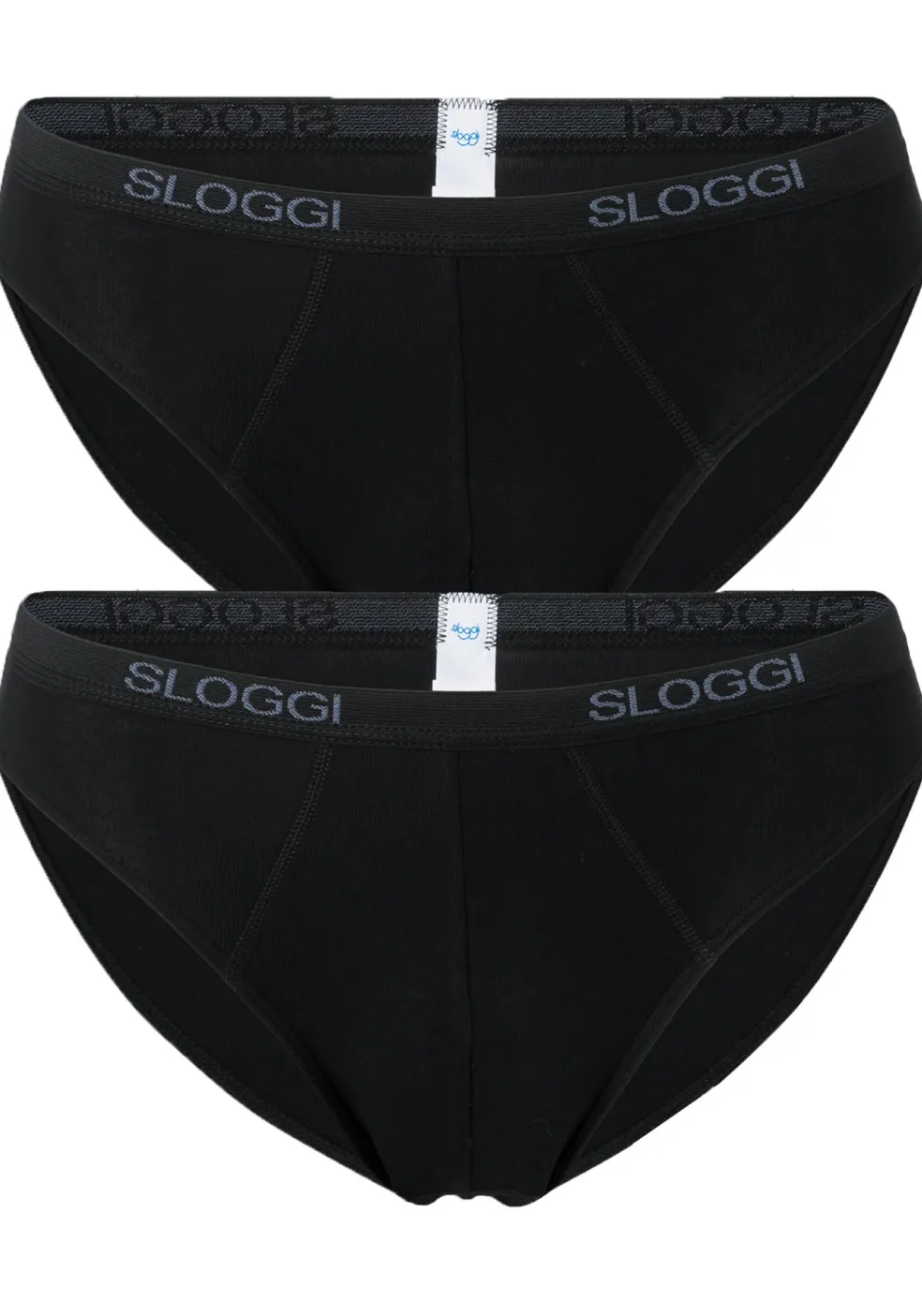 Sloggi Men Basic Mini, heren slips (2-pack), zwart