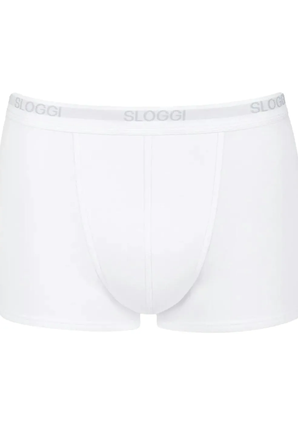 Sloggi Men Basic Short, heren boxershort korte pijp (1-pack), wit