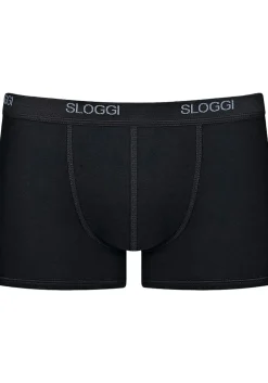 Sloggi Men Basic Short, heren boxershort korte pijp (1-pack), zwart
