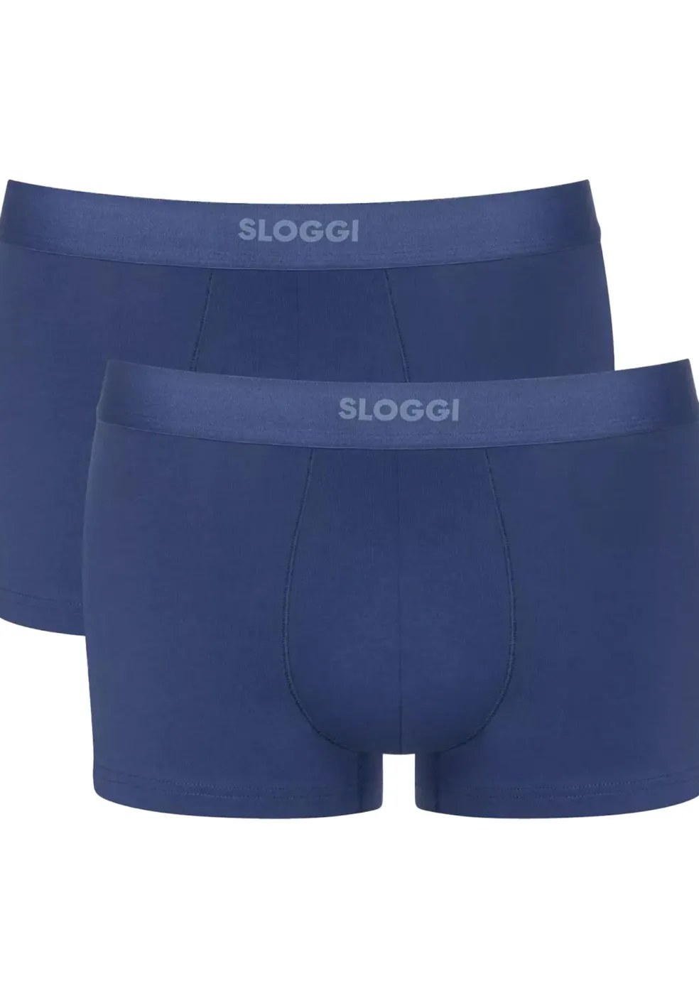 Sloggi Men EVER Ease Hipster, heren boxershort korte pijp (2-pack), donker kobaltblauw