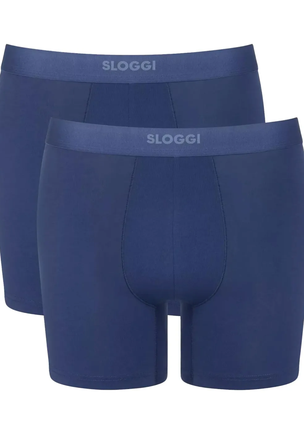 Sloggi Men EVER Ease Short, heren boxershort korte pijp (2-pack), donker kobaltblauw