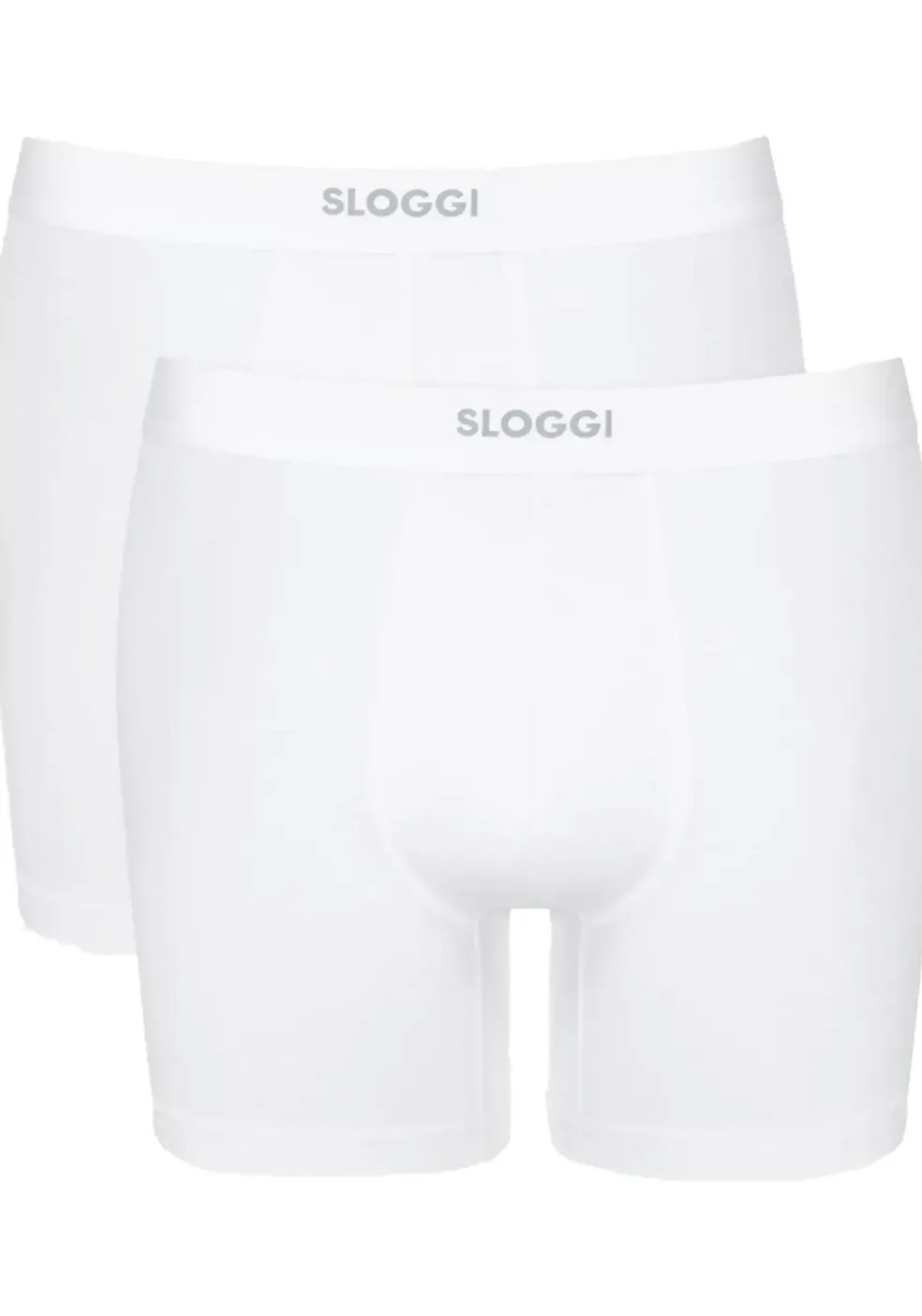 Sloggi Men EVER Ease Short, heren boxershort korte pijp (2-pack), wit