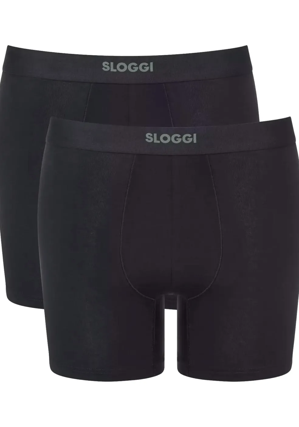Sloggi Men EVER Ease Short, heren boxershort korte pijp (2-pack), zwart