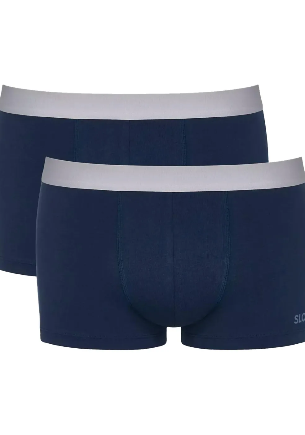 Sloggi Men GO ABC 2.0 Hipster, heren boxershort korte pijp (2-pack), kobalt- en donkerblauw
