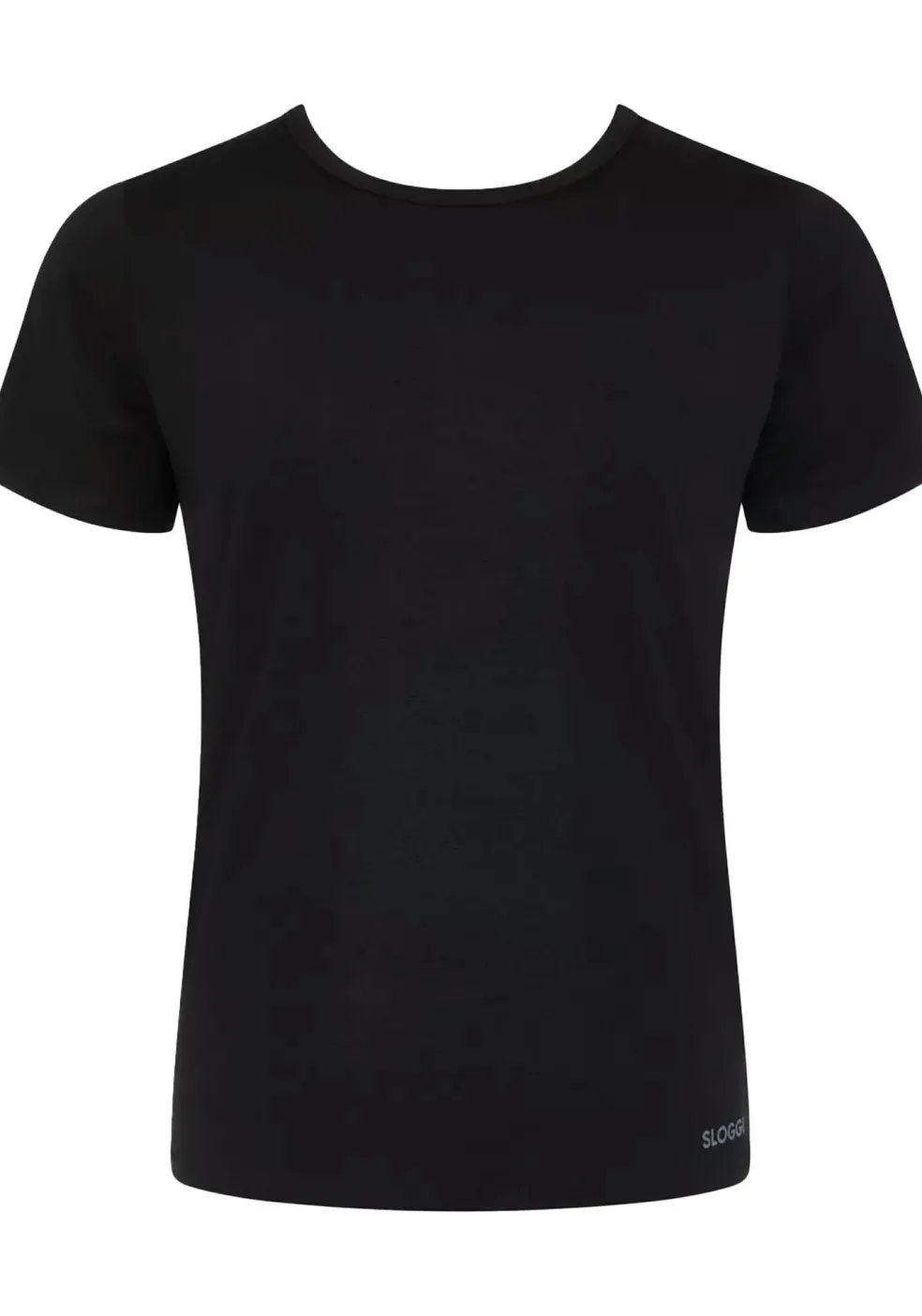 Sloggi Men GO ABC 2.0 O-Neck, heren T-shirt met een O-hals (2-pack), zwart