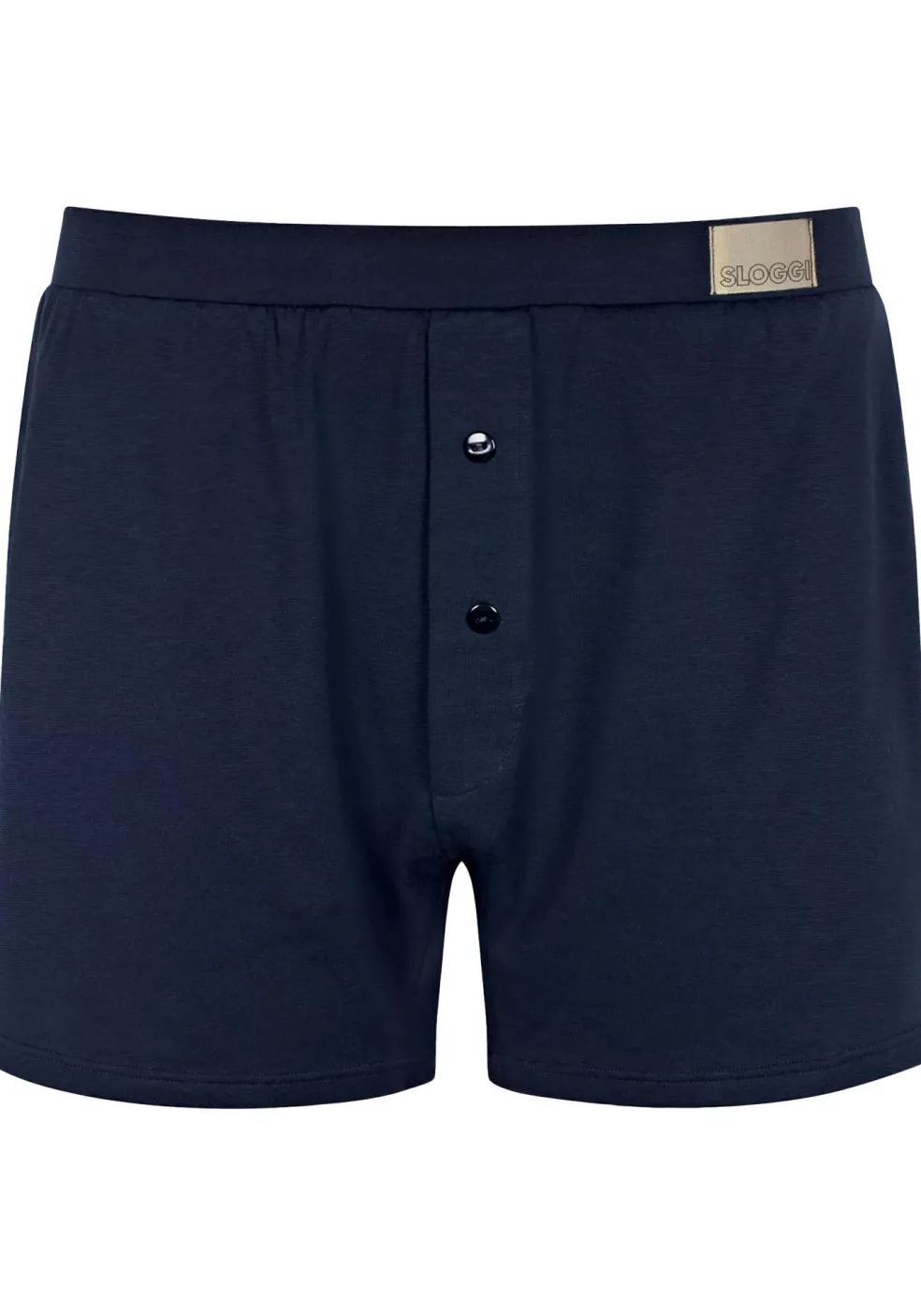 Sloggi Men GO Natural Boxer Short, heren boxershort korte pijp (1-pack), donkerblauw