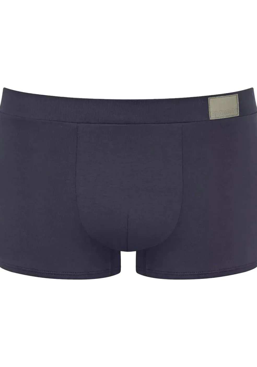 Sloggi Men GO Natural Hipster, heren boxershort korte pijp (2-pack), licht- en donkerblauw