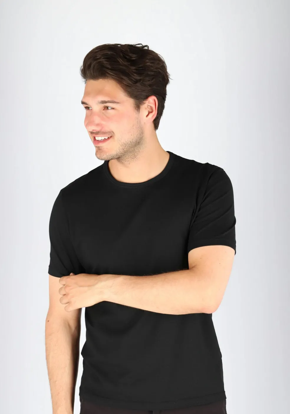 Sloggi Men GO Shirt O-Neck Regular Fit, heren T-shirt (1-pack), zwart