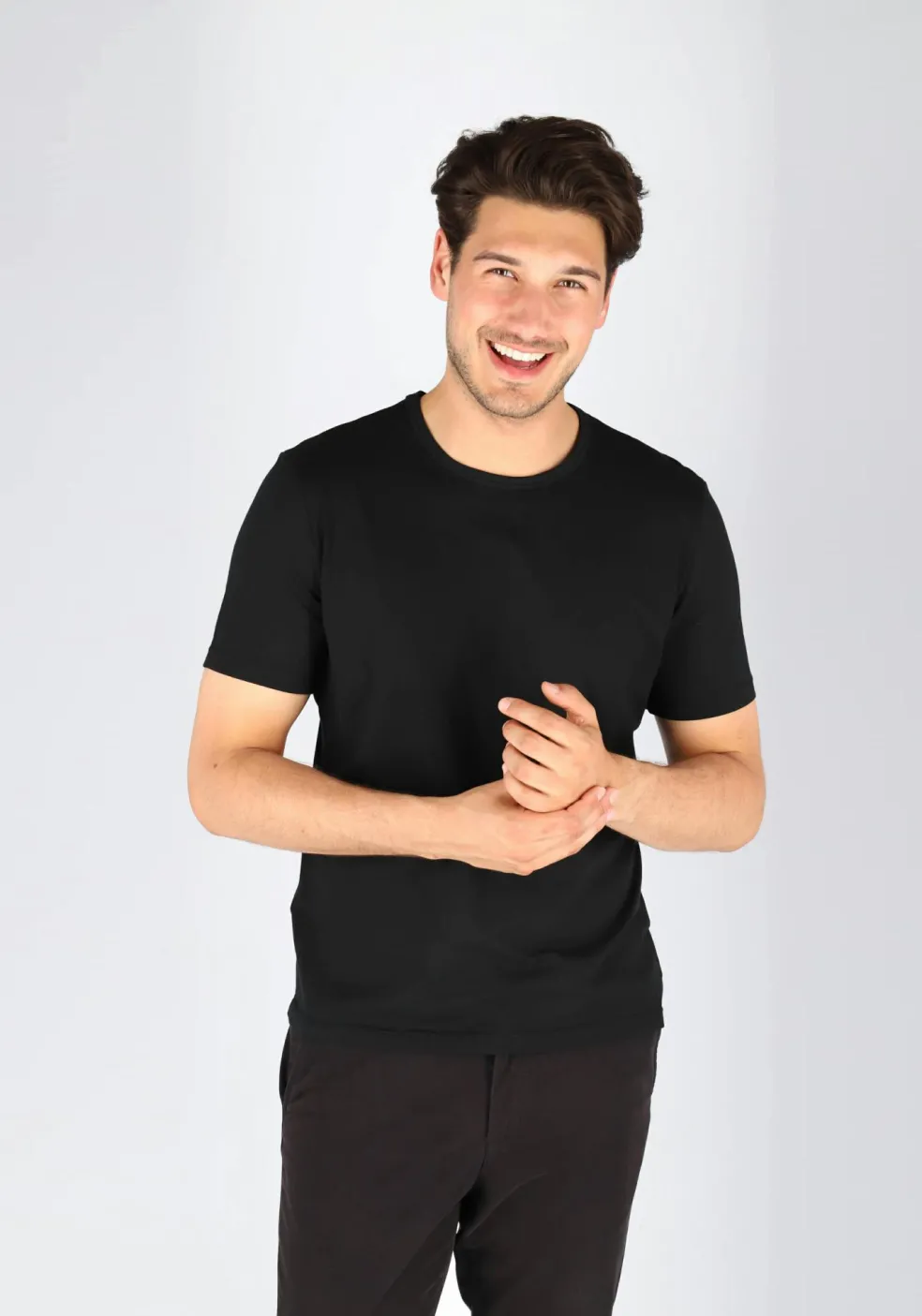Sloggi Men GO Shirt O-Neck Regular Fit, heren T-shirt (1-pack), zwart