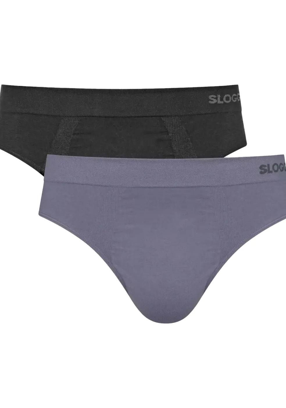 Sloggi Men GO Smooth Brief, heren slip (2-pack), zwart