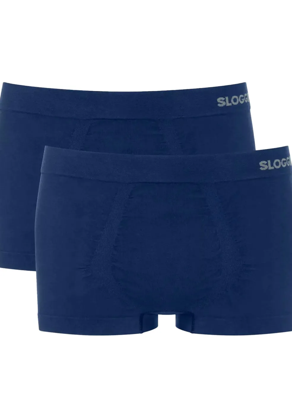 Sloggi Men GO Smooth Hipster, heren boxershort korte pijp (2-pack), donkerblauw