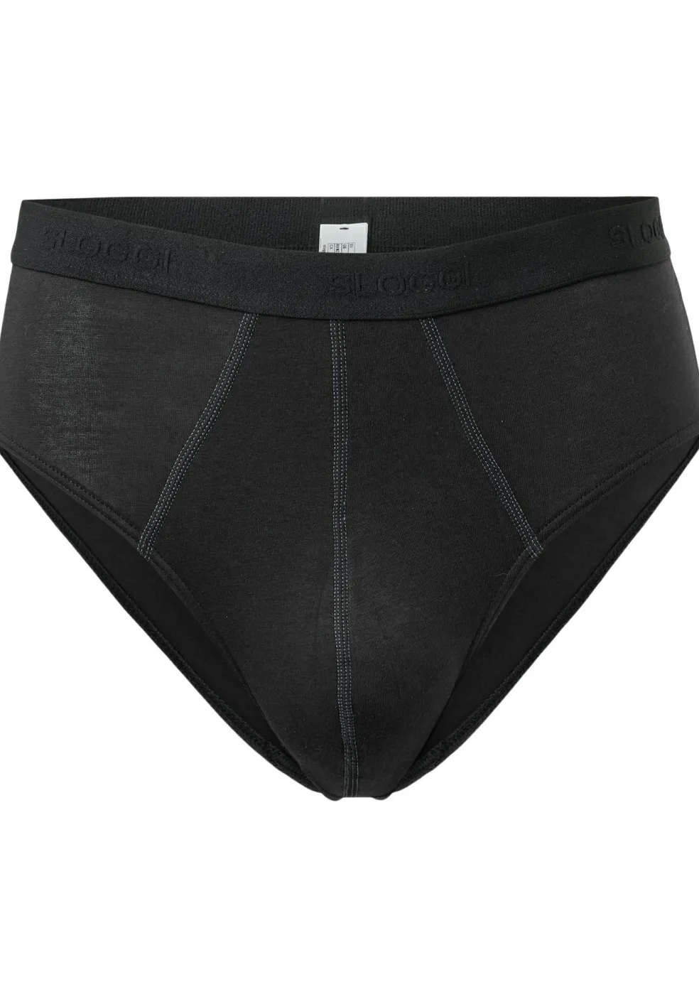 Sloggi Men 24/7 Midi, heren slips (2-pack), zwart
