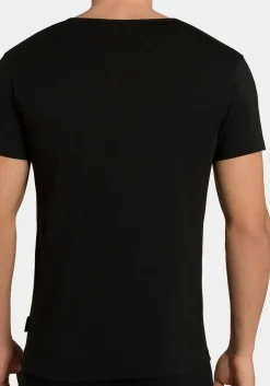 Sloggi Men 24/7 Shirt O-hals, heren T-shirts (2-pack), zwart