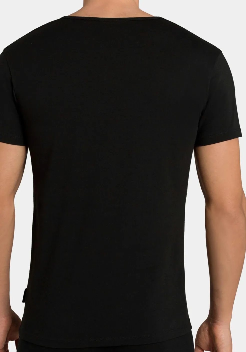 Sloggi Men 24/7 Shirt O-hals, heren T-shirts (2-pack), zwart
