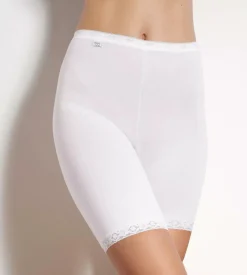 Sloggi Women Basic+ Long (2-pack), dames boxer, wit