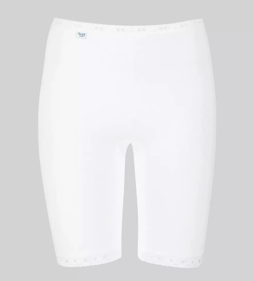 Sloggi Women Basic+ Long (2-pack), dames boxer, wit