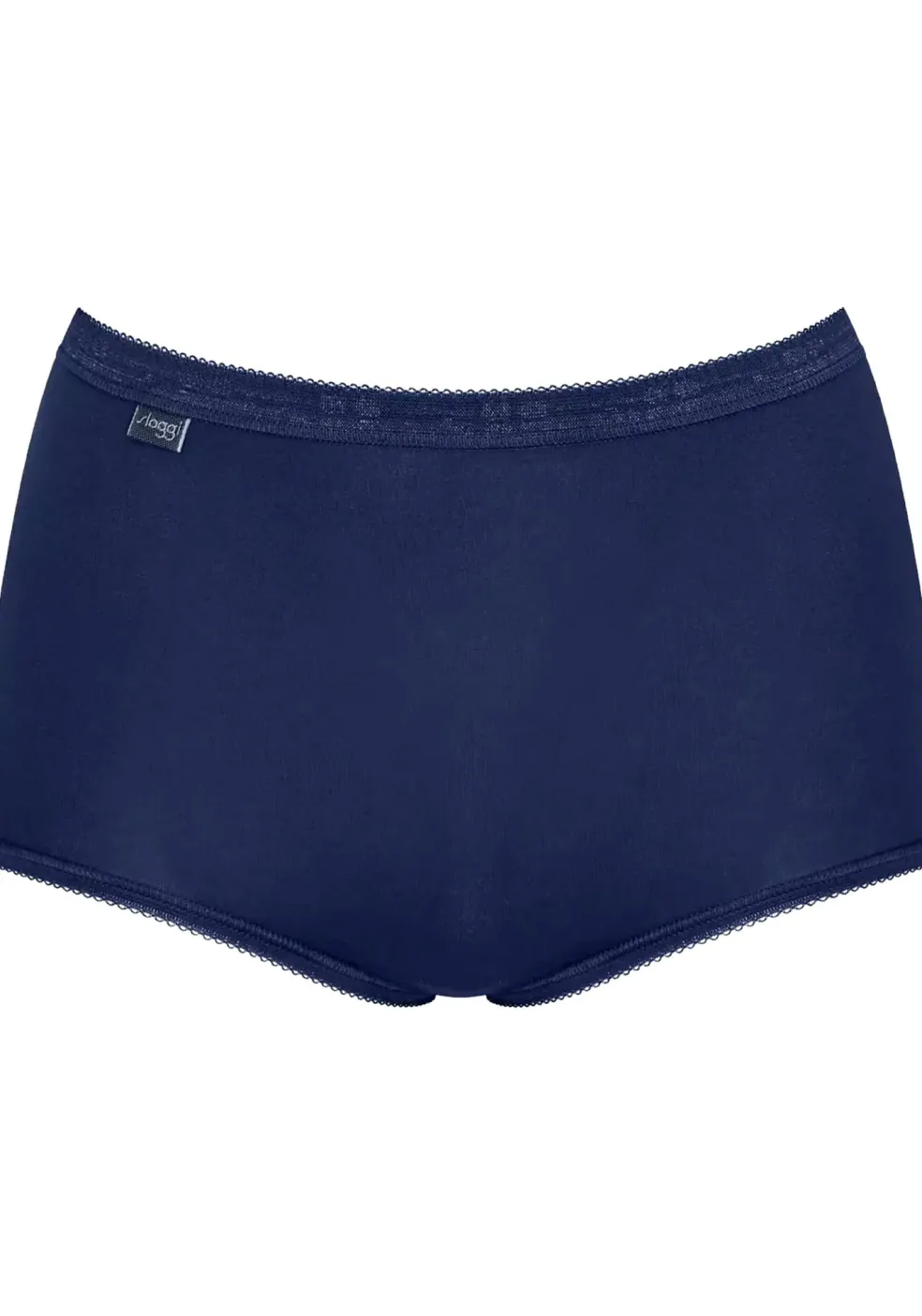 Sloggi Women Basic+ Maxi (3-pack), dames slip, wit, donkerblauw, grijs