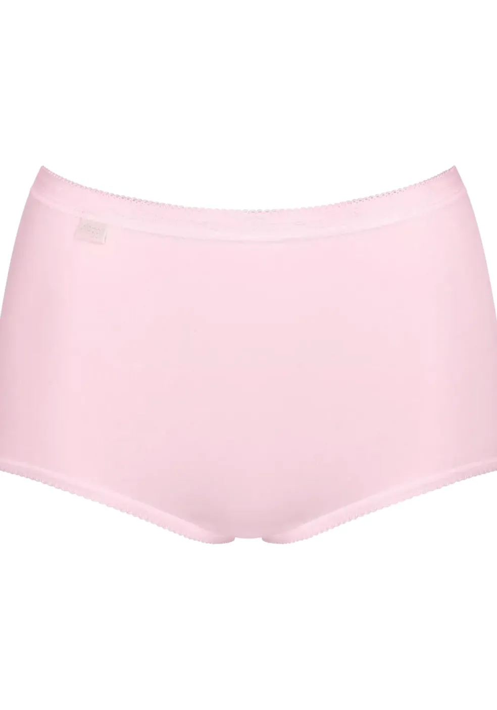 Sloggi Women Basic+ Maxi (4-pack), dames slip, wit, lichtblauw, donkerblauw, roze