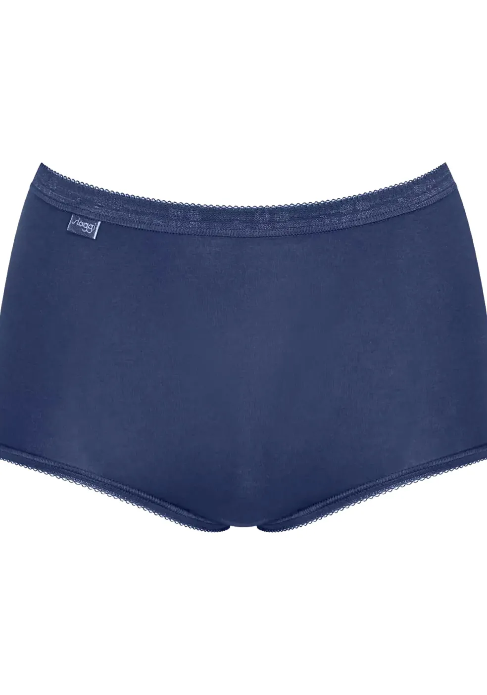 Sloggi Women Basic+ Maxi (4-pack), dames slip, wit, lichtblauw, donkerblauw, roze