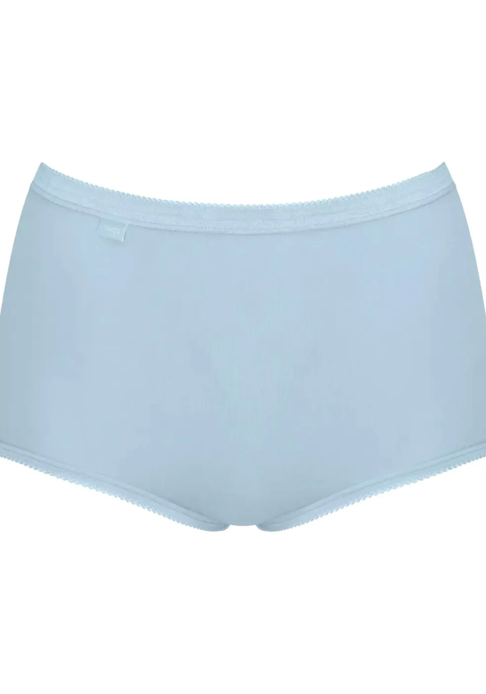 Sloggi Women Basic+ Maxi (4-pack), dames slip, wit, lichtblauw, donkerblauw, roze