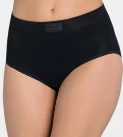 Sloggi Women Double Comfort Maxi (1-pack), dames slip, zwart