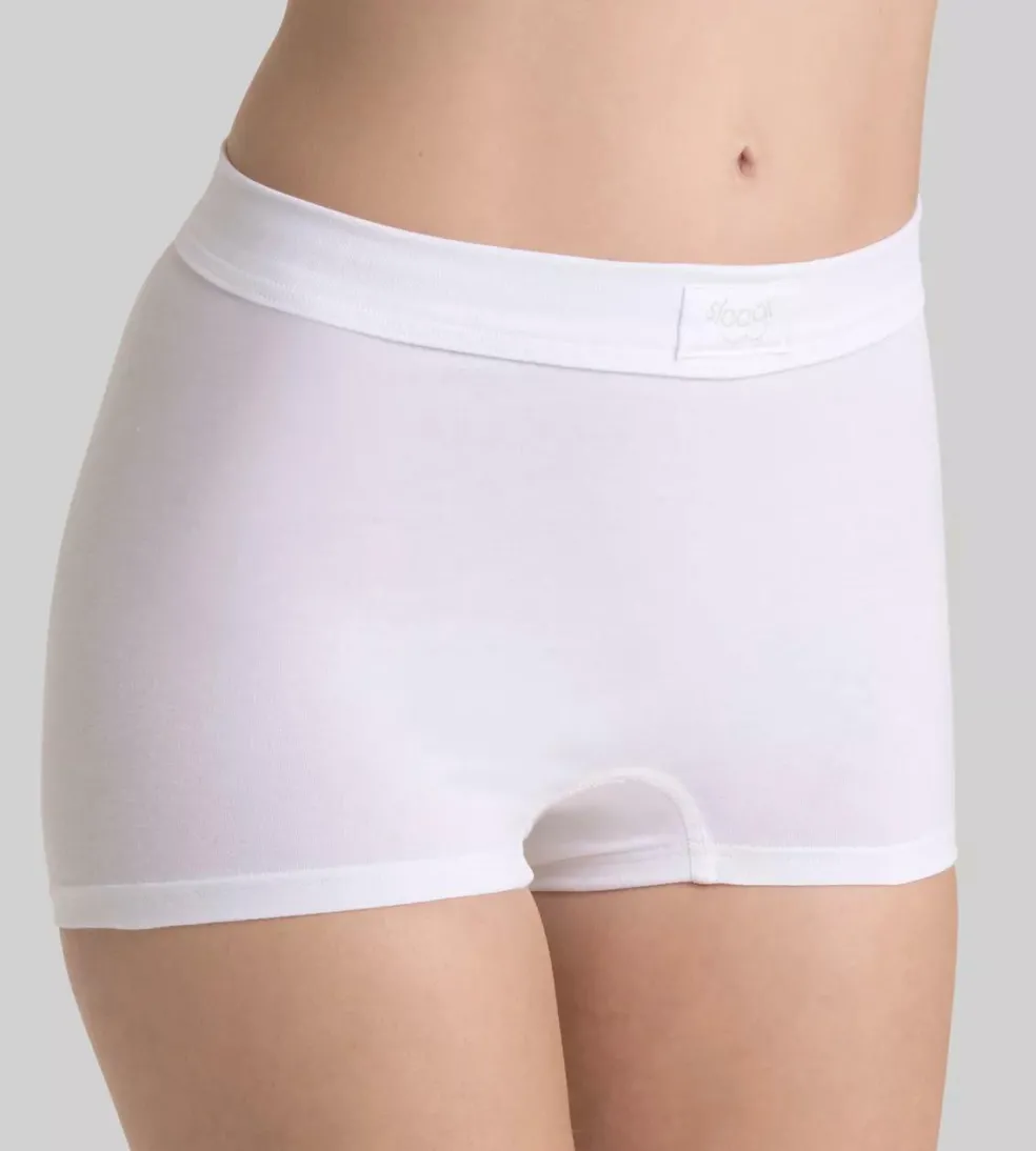 Sloggi Women Double Comfort Short (1-pack), dames boxer, wit