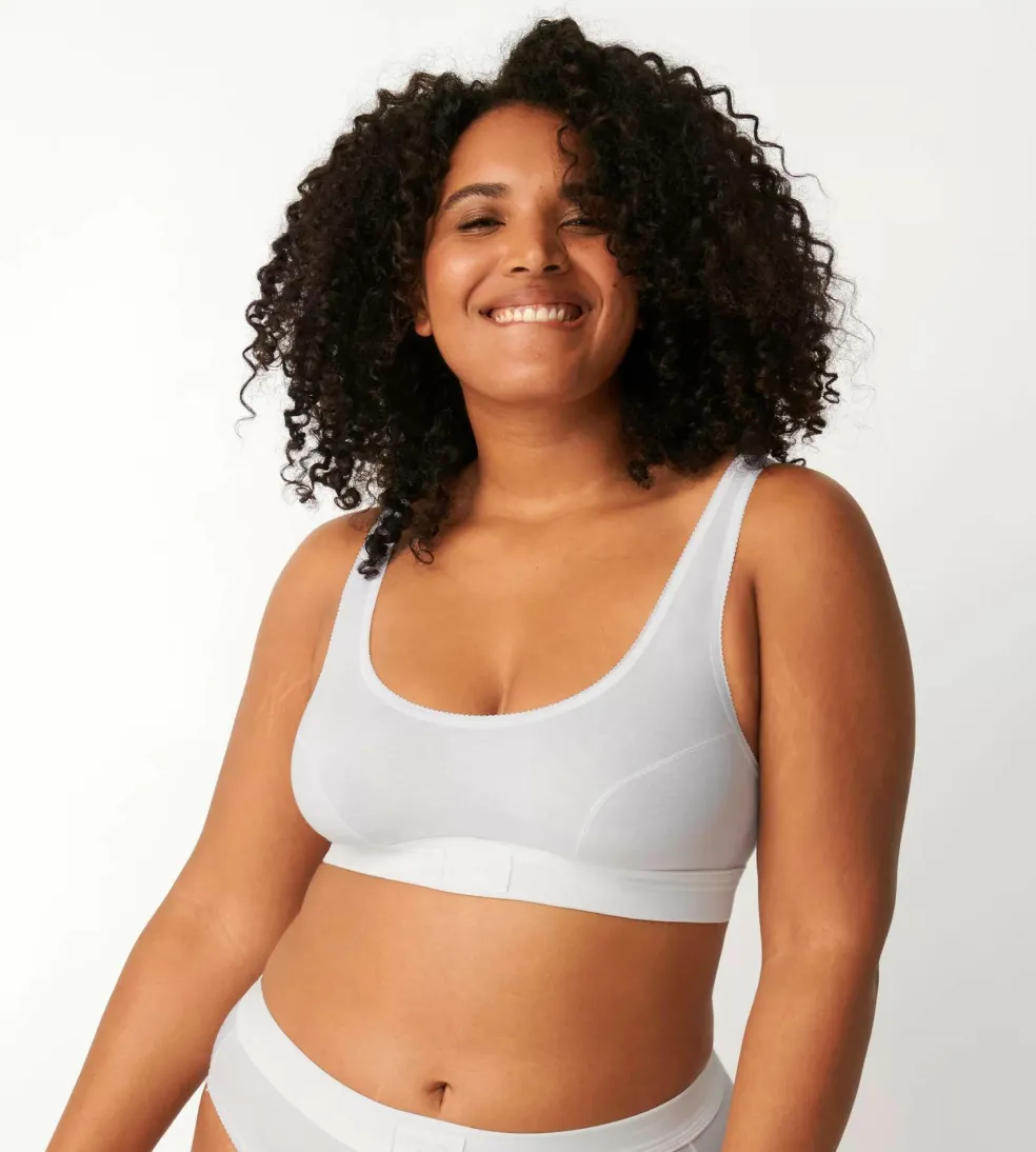 Sloggi Women Double Comfort Top, bralette, wit