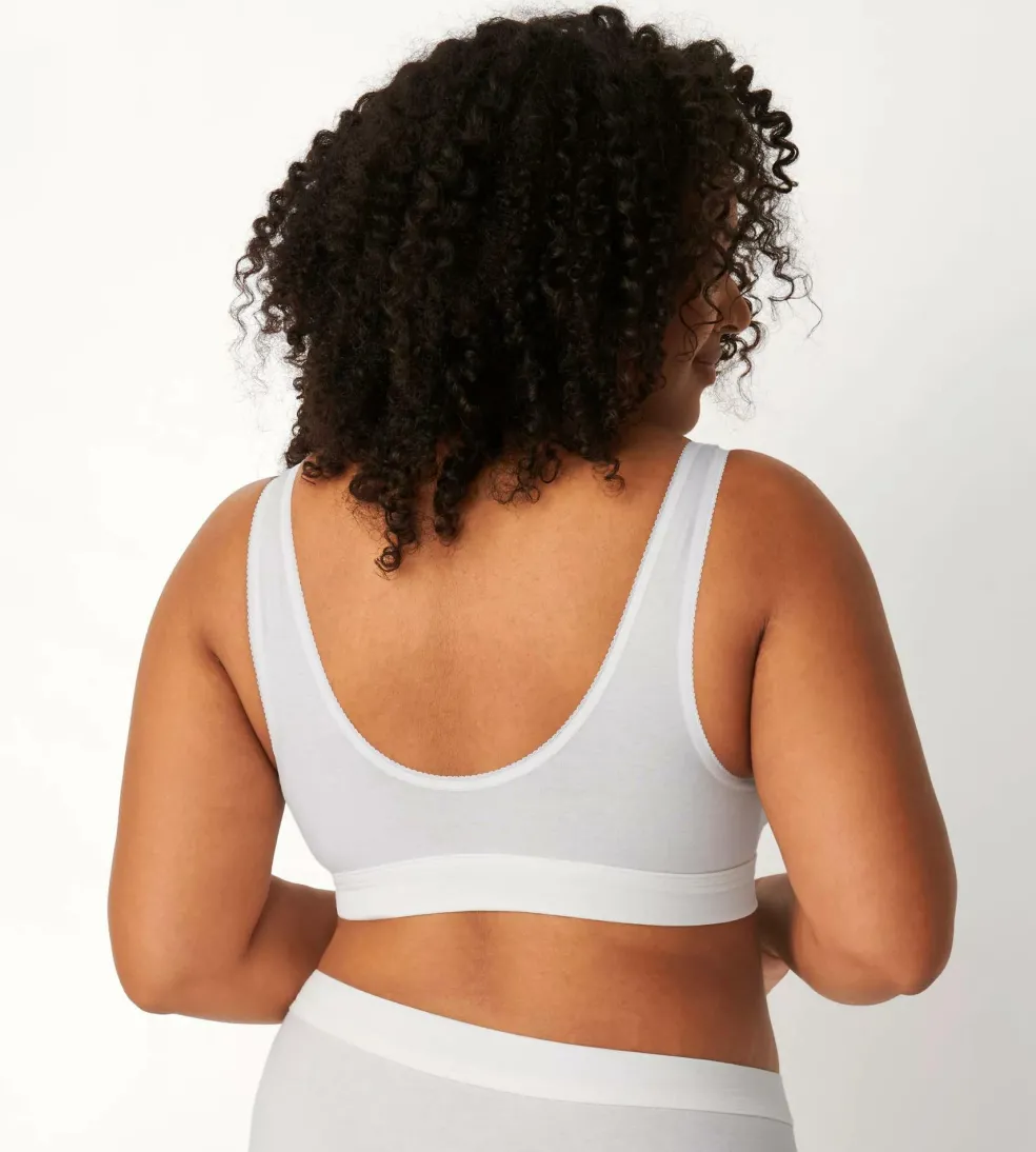 Sloggi Women Double Comfort Top, bralette, wit