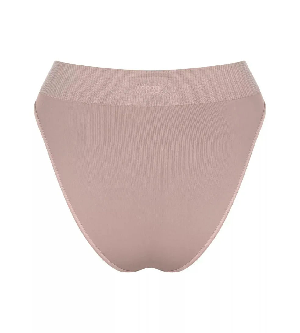 Sloggi Women EVER Infused Aloe High leg (1-pack), dames slip, mauve