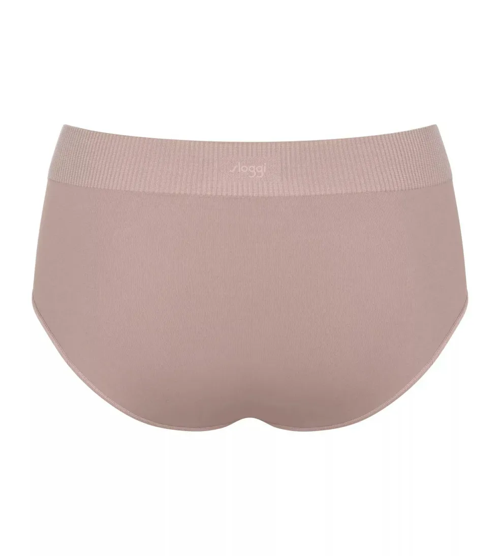 Sloggi Women EVER Infused Aloe High waist (1-pack), dames slip, mauve