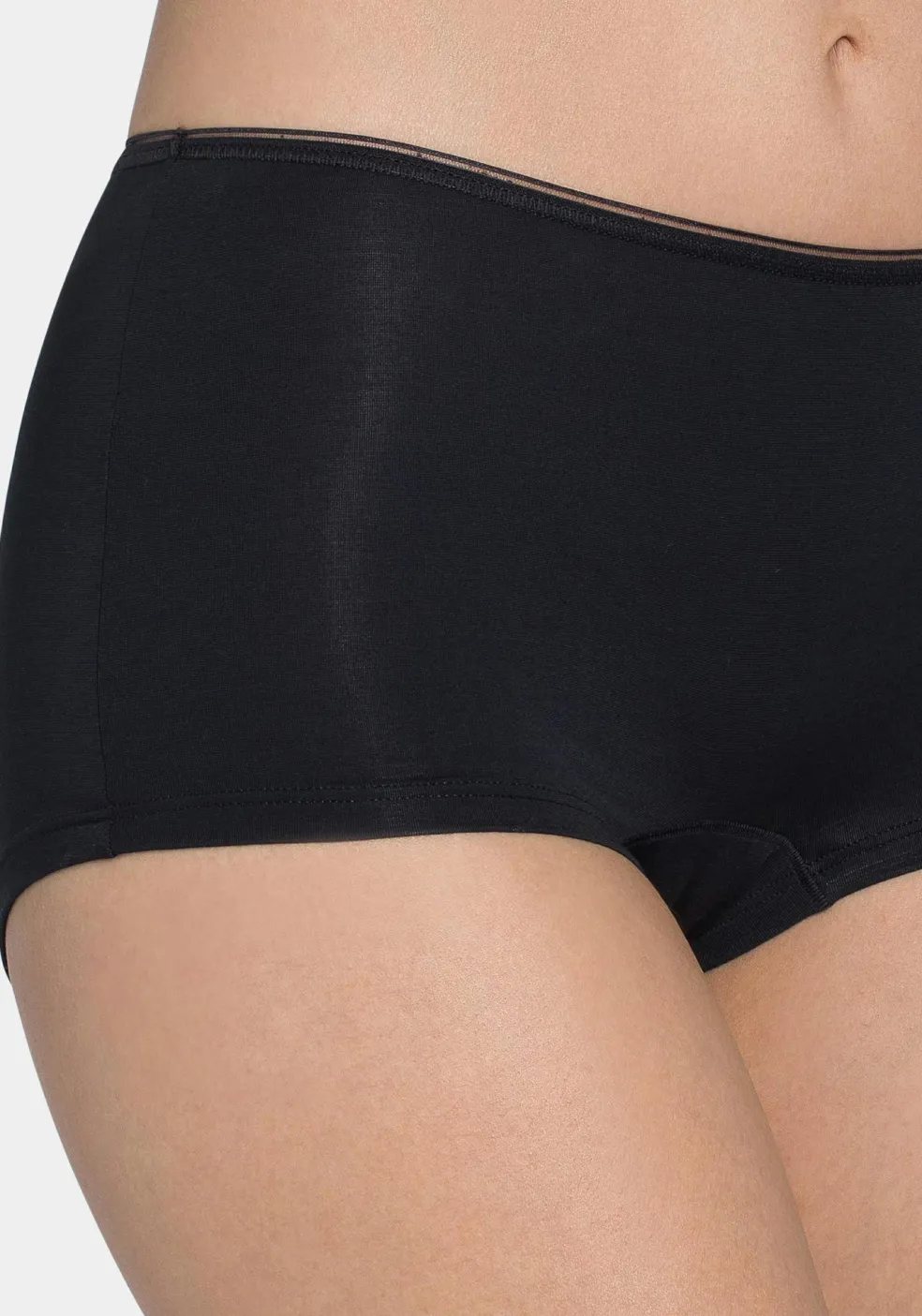 Sloggi Women Feel Sensational Short, dames short, zwart