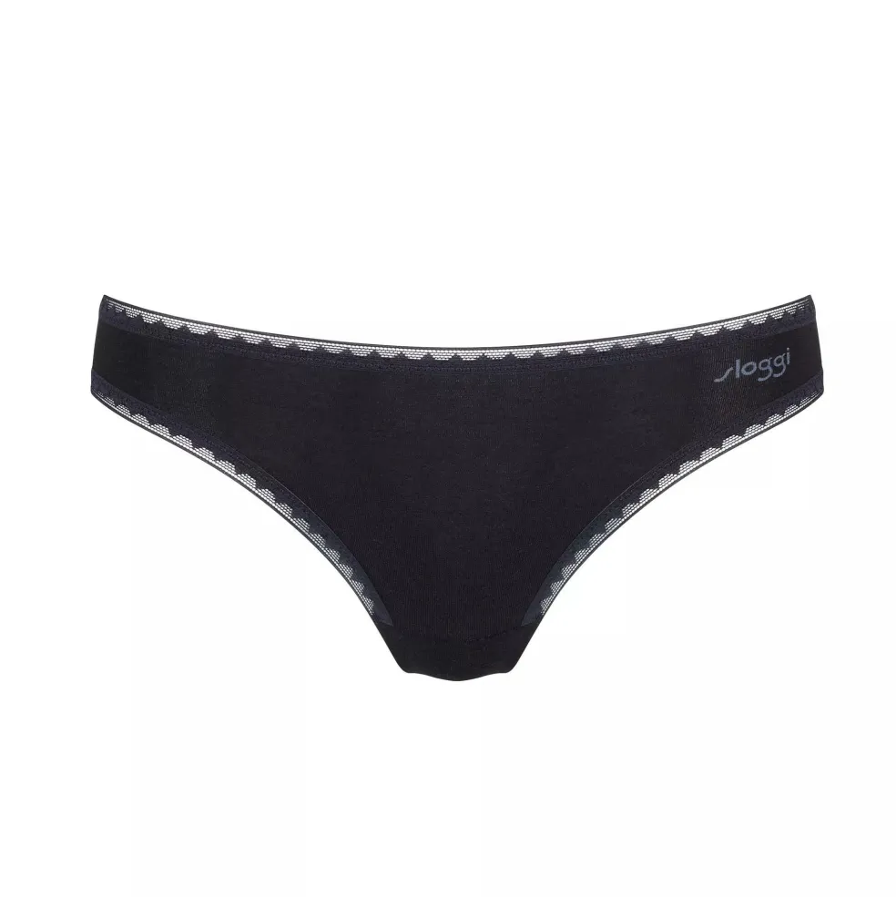 Sloggi Women GO Brazil (2-pack), dames slip, zwart