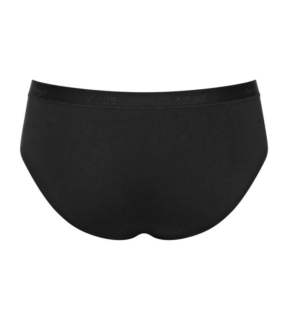 Sloggi Women GO Casual Hipster (2-pack), dames slip, zwart