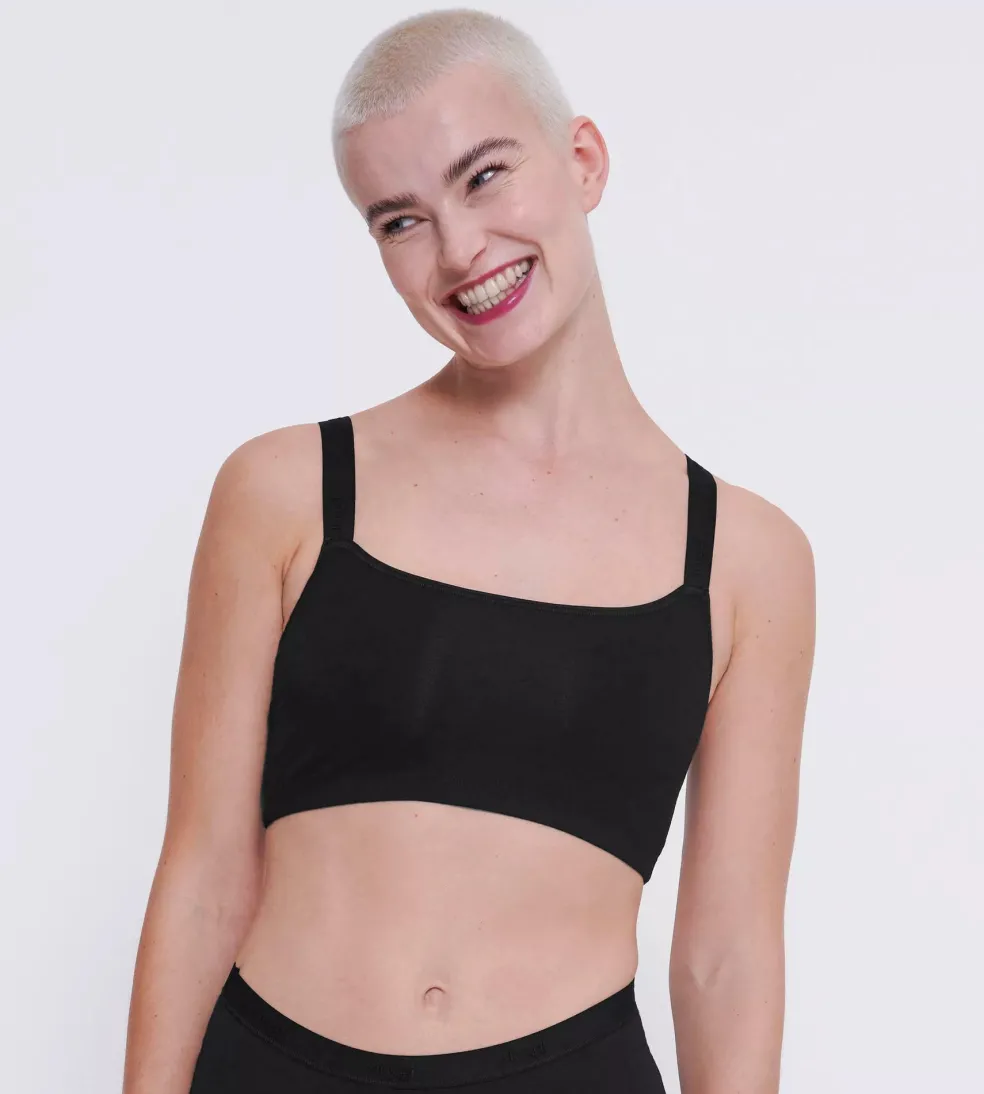 Sloggi Women GO Casual Top, bralette, zwart