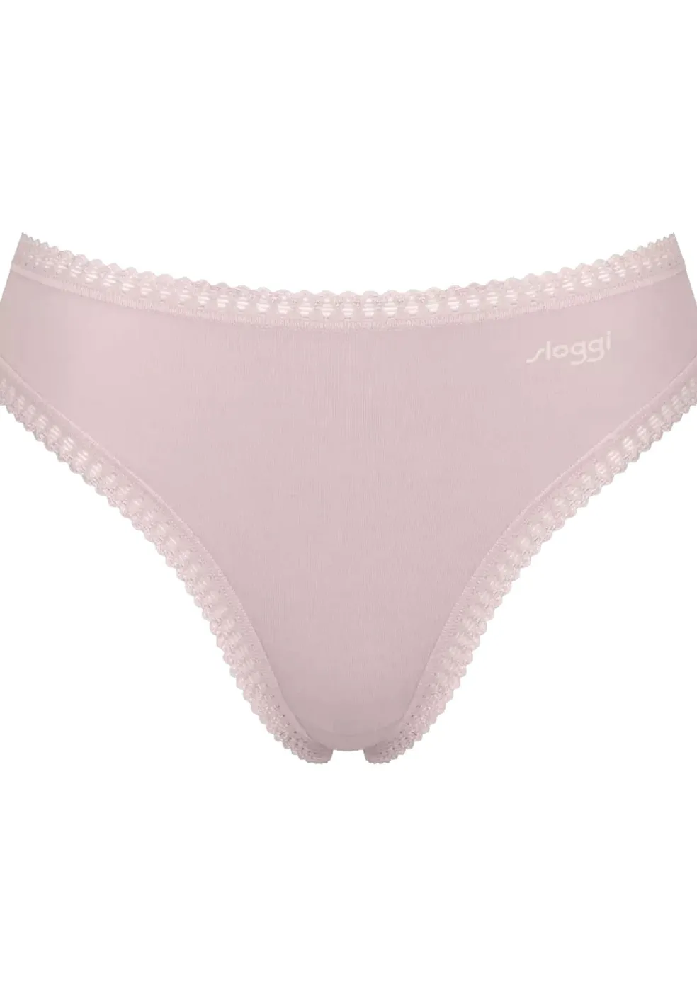 Sloggi Women GO Crush High leg (3-pack), dames slip, lichtroze, mauve, print