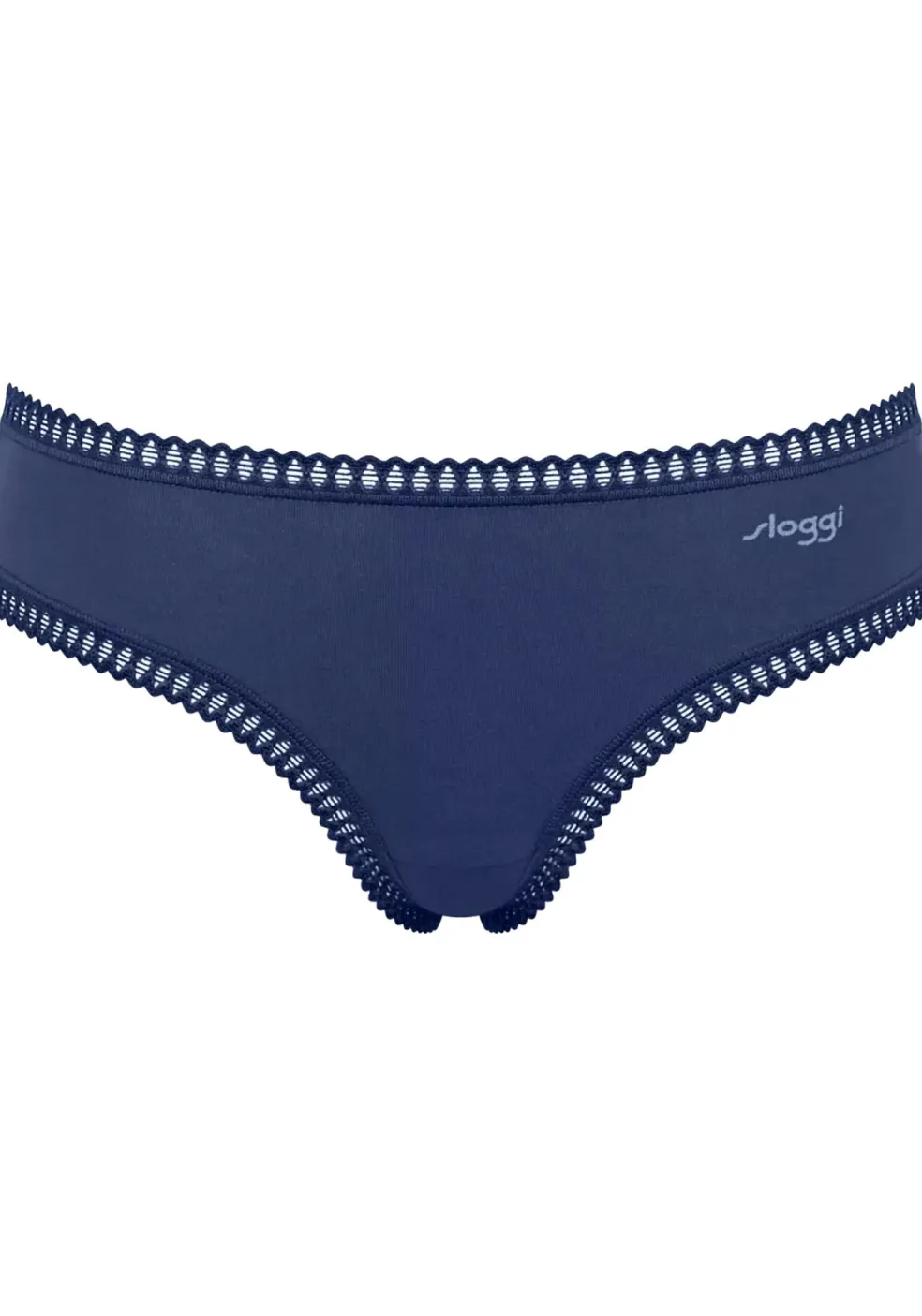 Sloggi Women GO Crush Hipster (3-pack), dames slip, lichtblauw, donkerblauw, print