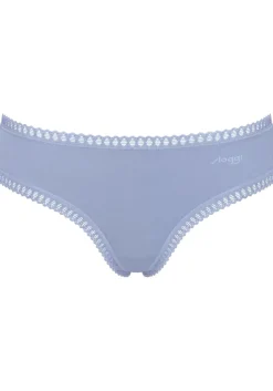 Sloggi Women GO Crush Hipster (3-pack), dames slip, lichtblauw, donkerblauw, print