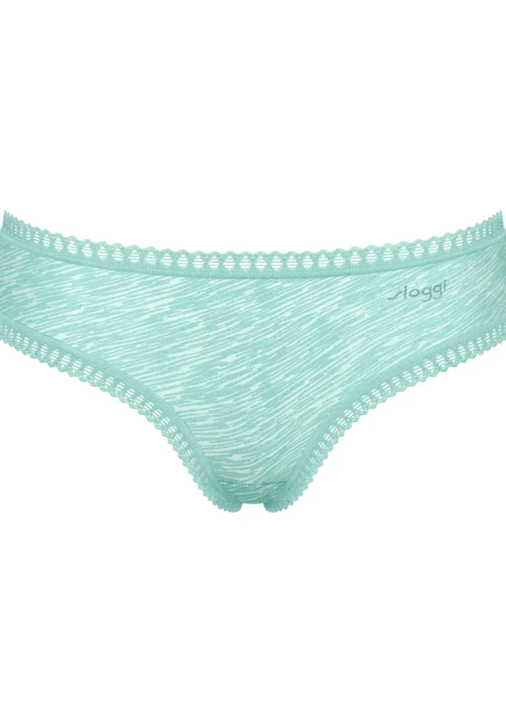 Sloggi Women GO Crush Hipster (3-pack), dames slip, lichtgroen, turquoise, print