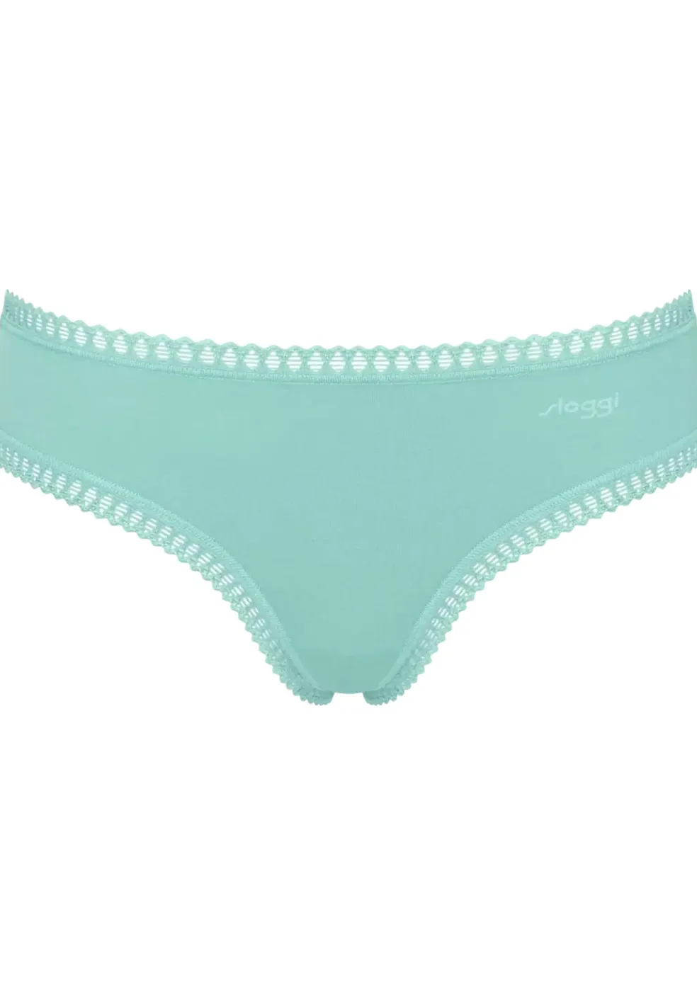 Sloggi Women GO Crush Hipster (3-pack), dames slip, lichtgroen, turquoise, print