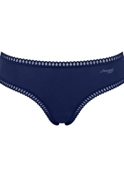 Sloggi Women GO Crush Hipster (3-pack), dames slip, zwart, blauw, print