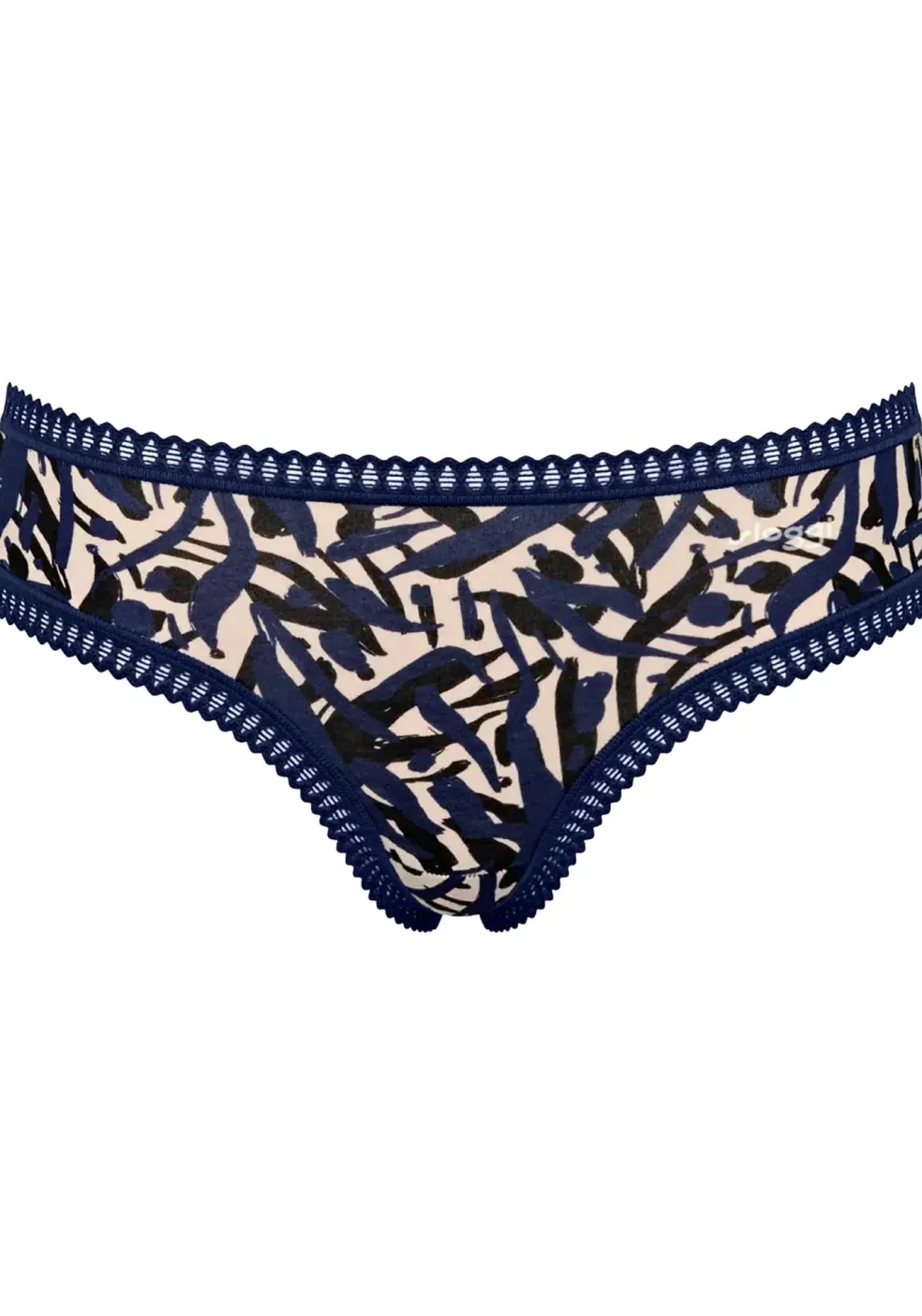 Sloggi Women GO Crush Hipster (3-pack), dames slip, zwart, blauw, print
