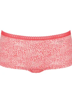 Sloggi Women GO Crush Short (3-pack), dames boxer, geel, oranjerood, print